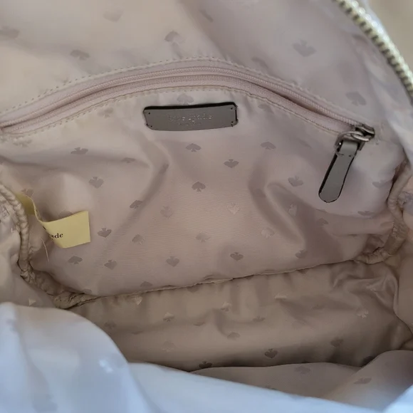 Kate Spade Dawn medium size backpack in light gray kate spade new york Backpack Purple Bags & Handbags for  main image 4